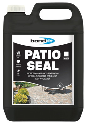 Bond It Drive Alive Patio Seal Paving Patio Slab Sealer Solvent Free Acrylic Liquid Patio SealClear5L from B&Q