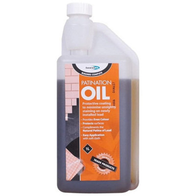 Bond It Patination Oil 1Ltr Protecting Coat from B&Q