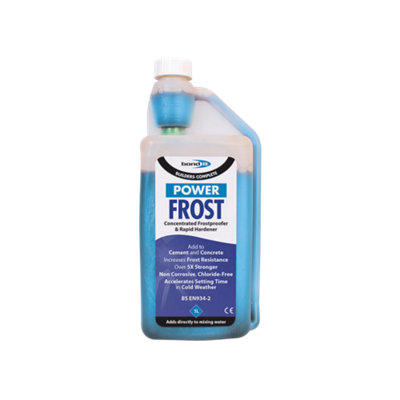 Bond It Frost Proofer & Hardener Concentrate Power Frost CementBlue1L from B&Q