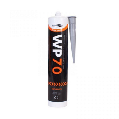 Bond It Wp70 Silicone Sealant Low Modulus Neutral Cure Black from B&Q