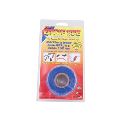 Bond It Rescue Tape Strength Multi-Purpose Repair Plumbers  Waterproof SiliconeBlue0.5mm X 3.66M from B&Q