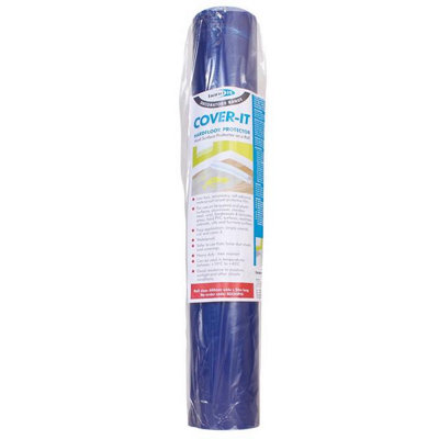 Bond It Cover-It Temporary Waterproof Hardfloor Protection SheetCover-It Hardfloor ProtectorBlue600mmx 25M from B&Q