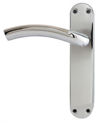Garonne Latch On Back Plate Handle from B&Q