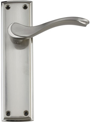 Ardeche Latch On Back Plate Handle from B&Q