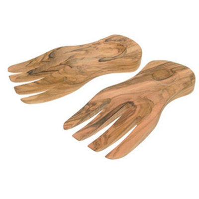 Eddingtons Salad Hands: Salad HandsOlive Wood from B&Q