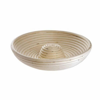 B&Q -  Proving Basket: 28Cm X 6.5Cm Round With Riser Proving Basket