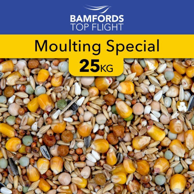Bamfords Top Flight 'moulting Special' Racing Pigeon Food 25Kg from B&Q
