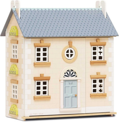 Le Toy Van  Bay Tree Doll House Large Wooden Doll House 3 Storey Wooden Dolls House Play Set Suitable For Ages 3Plus from B&Q