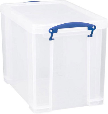 Really Useful Box Company Really Useful Box Plastic Storage 19 Litre Clear from B&Q