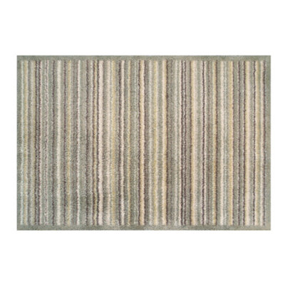 Kleen-Tex Turtle Mat Design Sandstone Stripe 60X85 from B&Q