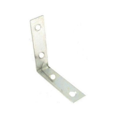 Fastpak 1" (25mm) Corner Brackets BzpVp2380 from B&Q