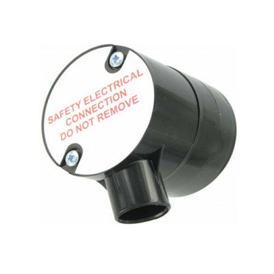 Deligo Ecbox Safety Electrical Earthing Connection Rod Cover Pvc Earth Junction Box from B&Q