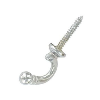 Fastpak Ballend Curtain Tiebacks ChromedVp6067 from B&Q