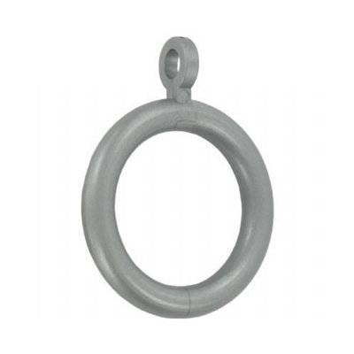 Fastpak Curtain Pole Rings 45mm SilverVp6890 from B&Q