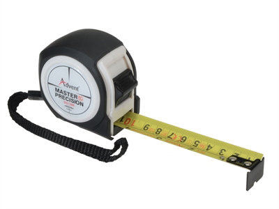 Advent Amp-5025 Master Precision Class 1 Tape 5M/16Ft (Width 25mm) Advamp5025 from B&Q