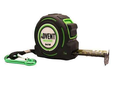 Advent Rtm5032 Recycled Tape Measure 5M/16Ft (32mm Width) Advrtm5032 from B&Q