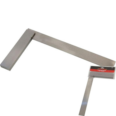 Neilsen Engineers Right Angle Polished Try Steel Machinist Square 12" 300mm from B&Q