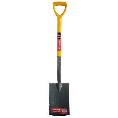 Digging Spade Carbon Steel Trench Drainage Shovel Heavy Duty Garden Ct0162