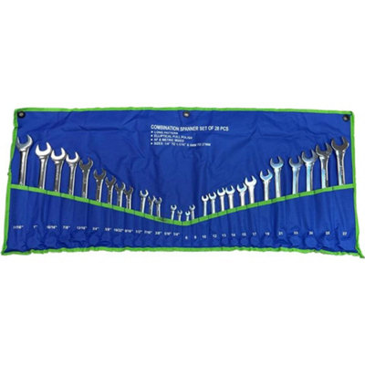 Neilsen 14Pc Cold Stamped Metric Combination Spanner Wrench Set 6Mm - 32Mm