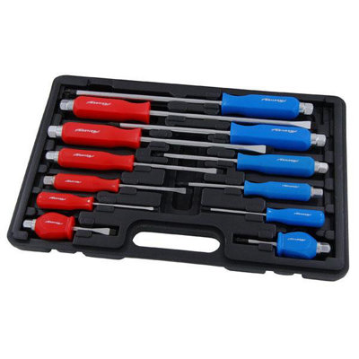 B&Q - Screwdriver Set 12 Piece Heavy Duty Garage Tools ( Ct0315)