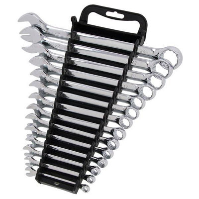 14PC SPANNER SET COMBINATION METRIC WRENCH RING SET SATIN FINISH 6-24MM CT0326 - Image 11