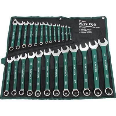 Neilsen Spanner Set 25P Soft Grip Metric 6Mm - 32Mm Combination Wrench Ring Open Ct0985