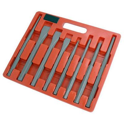 Neilsen Punch And Chisel Set - 8 Pieces Extra Large (Neilsen Ct1041)