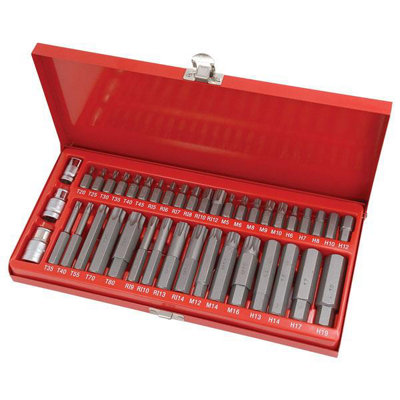 Bit Set 41Pc Hex / Ribe / Spline And Star Bit Socket Set (Neilsen Ct1207) from B&Q