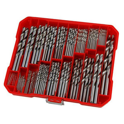 Drill Bit Set170 Piece Hss Twist 1 mm Up To 10 mm (Neilsen Ct1281) from B&Q