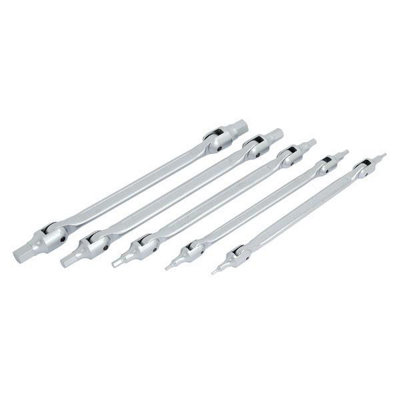 Neilsen 5Pc Flexi Hex Key Swivel Head Allen Wrench Spanner Set 214mm (Ct1383) from B&Q