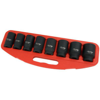 B&Q - 3/4" Drive Impact Socket Set Deep 8Pc 24-38mm ( Ct1563)
