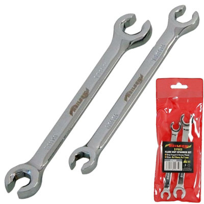 B&Q -  Flare Nut Wrench  Open-Ended Brake Pipe Spanner Set 9mm8mm10mm11mm