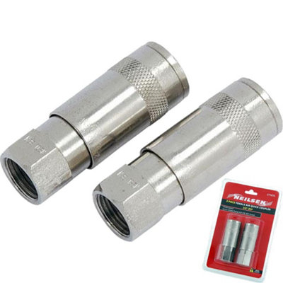 Neilsen 2Pc Air Line Fittings Hose Compressor Coupler Connector 3/8" Bsp Female from B&Q