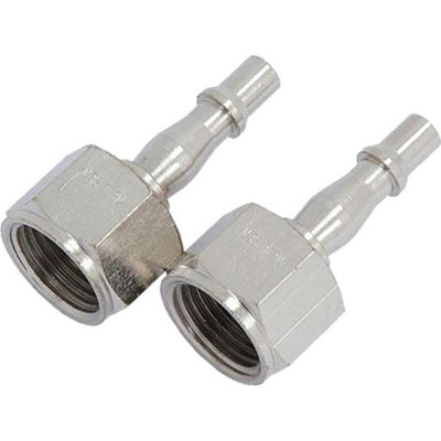 Neilsen 2Pc Air Line Bayonet Fittings Hose Compressor Connector 1/2" Bsp Female from B&Q