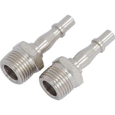 Neilsen 2Pc Air Line Bayonet Fittings Hose Compressor Connector 1/2" Bsp Male from B&Q