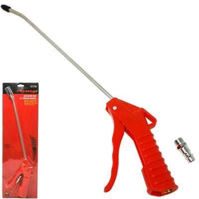 Neilsen Air Blow Gun Compressed Air Line Duster Long Nozzle Tool For Compressor 12In