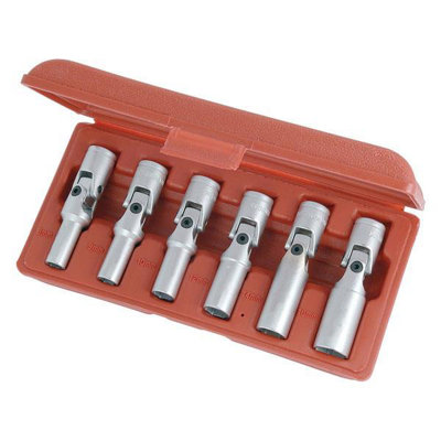 Neilsen Glow Spark Plug Removal 6Pc 3/8'' Remove Joint Socket Car Garage Tool Set