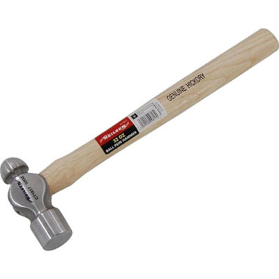 Neilsen 32Oz Round Ball Pein Hammer Hickory Handle Engineers Machinists from B&Q