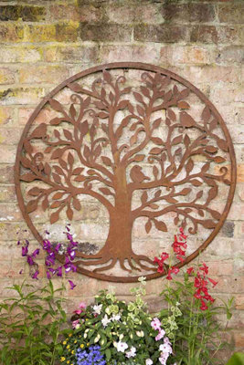 Annibells Large Rusted Tree Plaque (3186) from B&Q