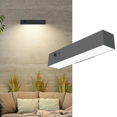 Nightsearcher Nexsun Solstice  1000 Lumens  Modern Linear Solar Wall Light from B&Q
