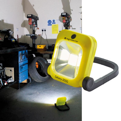 Nightsearcher Light Galaxy 2000. Rechargeable Led Work 2000 Lumens