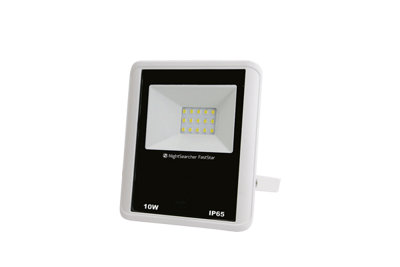 Nightsearcher Faststar 10W Slimline Ac Mains Led Security Floodlight from B&Q