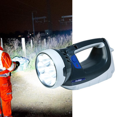 Nightsearcher Prostar LiteDual-Purpose TorchHigh-Performance Led Searchlight And Floodlight10,000 Lumen Output from B&Q