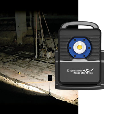 Nightsearcher Kangastar 10K B 10000 Lumens  100M Beam Worklight Powered By DewaltMilwaukee & Metabo Powertool Batteries from B&Q