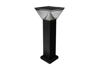 Nightsearcher Nexsun Multi Coloured Square Solar Bollard Light5 Year Warranty from B&Q