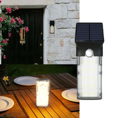 Nightsearcher Light Nexsun 2-In-1 1000 Lumen Detachable Solar Powered Wall