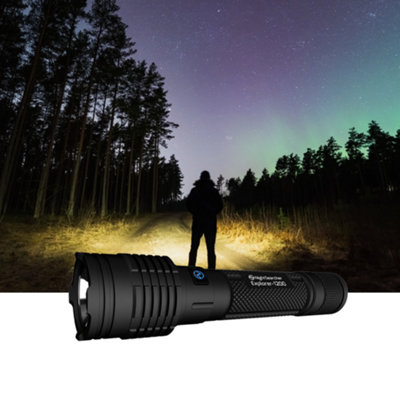 Nightsearcher Explorer 1200 LumensUltraLightweight Rechargeable Torch from B&Q