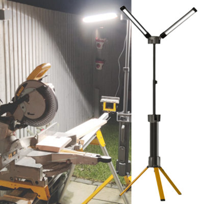 Nightsearcher Tower Pro 10K10000 LumensCollapsibleRechargeable 4000Mah Lithium-Ion Battery And Ac Mains Powered Floodlight from B&Q