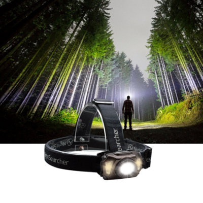 Nightsearcher Lightwave 700R  700 Lumens  Rechargeable Head Torch With Zoom Beam And Motion Sensor Control from B&Q