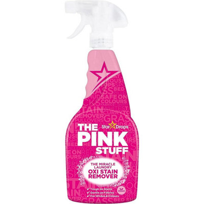 The Pink Stuff Miracle Laundry Oxi Stain Remover Spray500Ml from B&Q